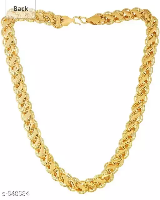 Premium Men Gold Brass Chains